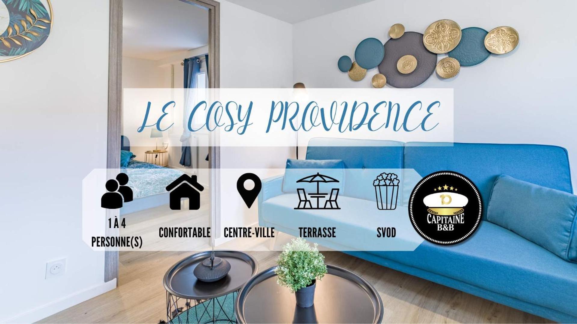 特鲁瓦Le Cosy - Providence - Parking - Terrasse公寓 外观 照片